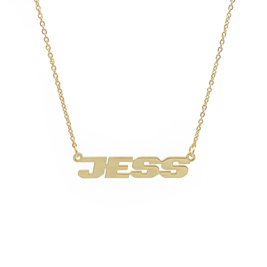Action Custom Name Necklace